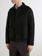 NN07 - Morgan 8447 Woven Wool-Blend Jacket - Green
