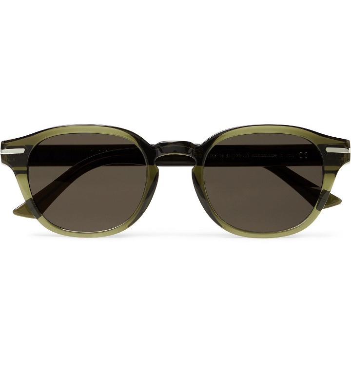 Photo: CUTLER AND GROSS - 1356 D-Frame Acetate Sunglasses - Green