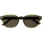 CUTLER AND GROSS - 1356 D-Frame Acetate Sunglasses - Green