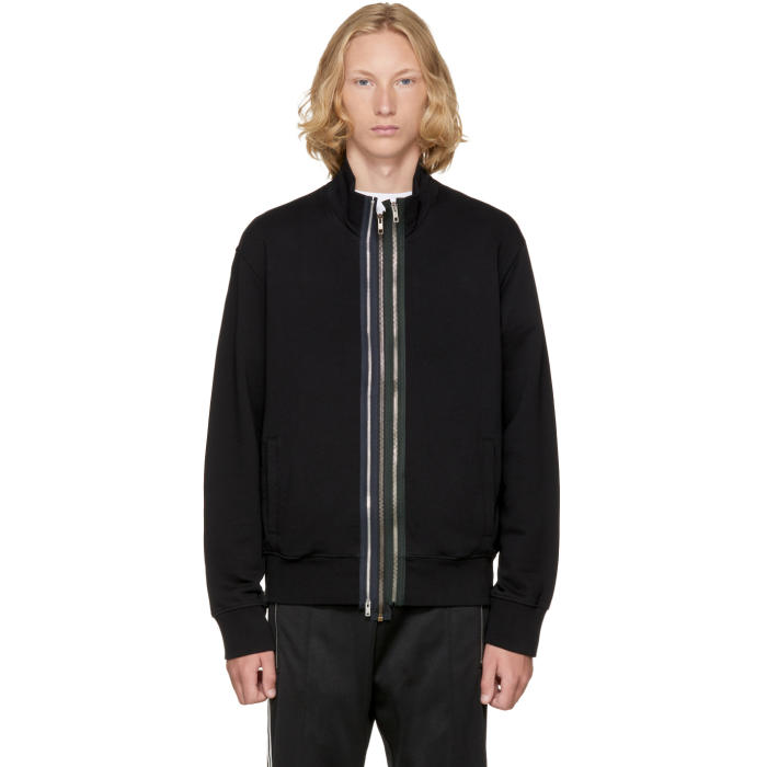 Maison Margiela Black Multi Zip Jacket Maison Margiela