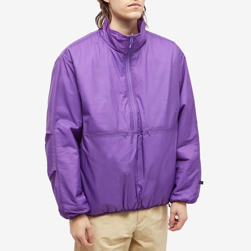 DAIWA Men's Tech Reversible Pullover Puff Jacket in Purple DAIWA