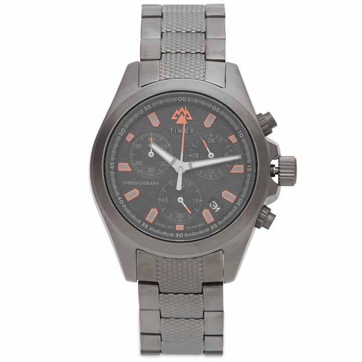Photo: Timex Expedition North Field Chronograph 43mm Watch in Black/Gunmetal 