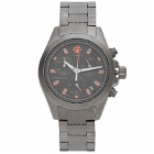 Timex Expedition North Field Chronograph 43mm Watch in Black/Gunmetal 