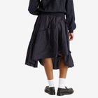 YMC Women's Draped Skirt in Navy