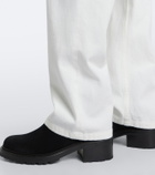 The Row Hike suede ankle boots