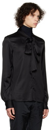 MM6 Maison Margiela Black Bow Shirt