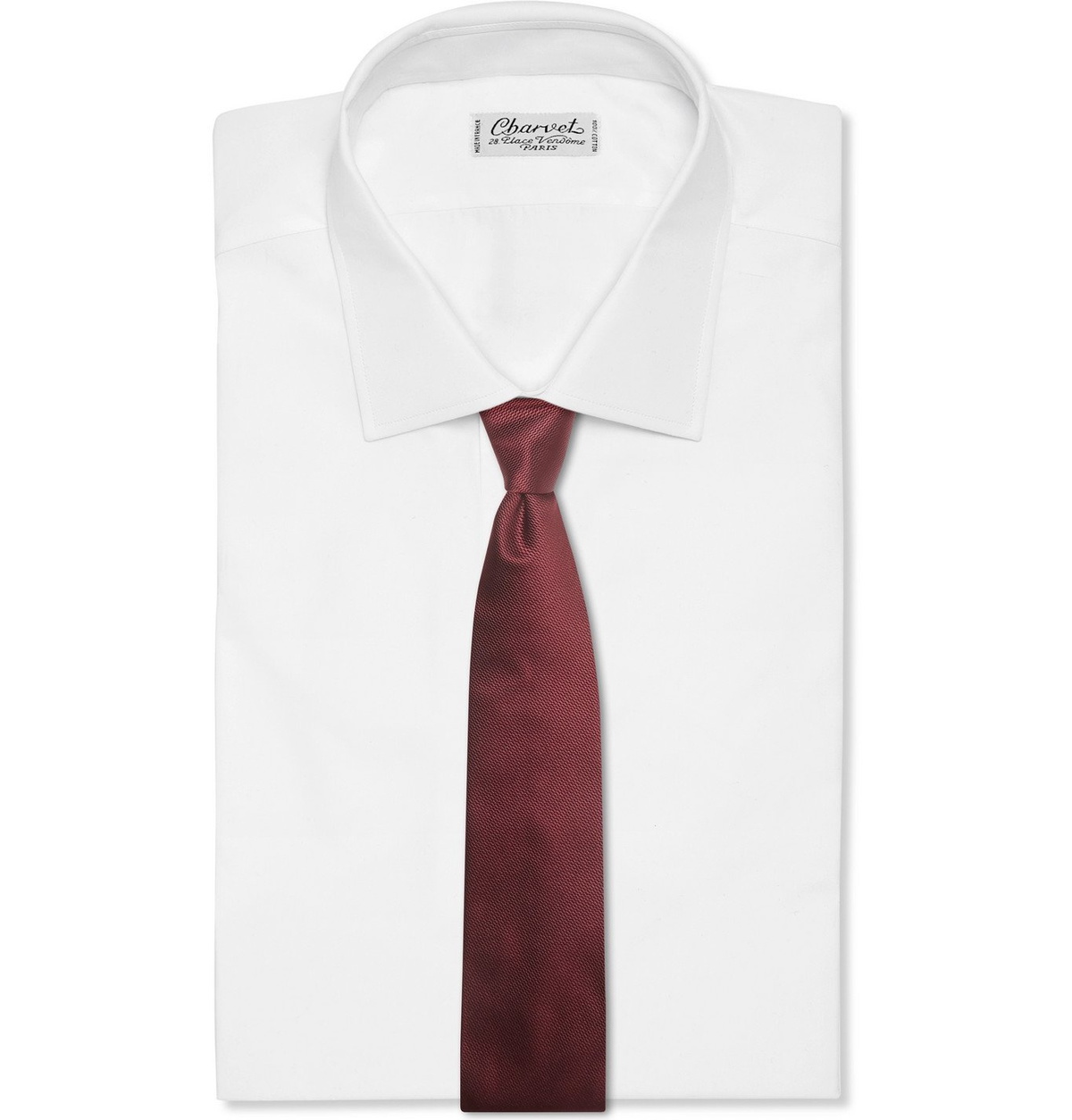 Sulka - 8cm Mulberry Silk-Jacquard Tie - Burgundy