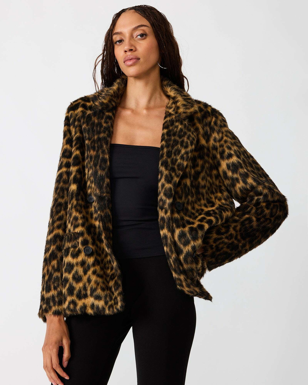 Steve Madden Madley Jacket in Cheetah