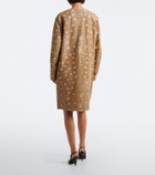 Loulou de Saison Liza printed leather coat