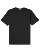 Acne Studios - Nash Logo-Appliquéd Cotton-Jersey T-Shirt - Black