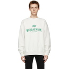 Han Kjobenhavn Off-White Artwork Sweatshirt