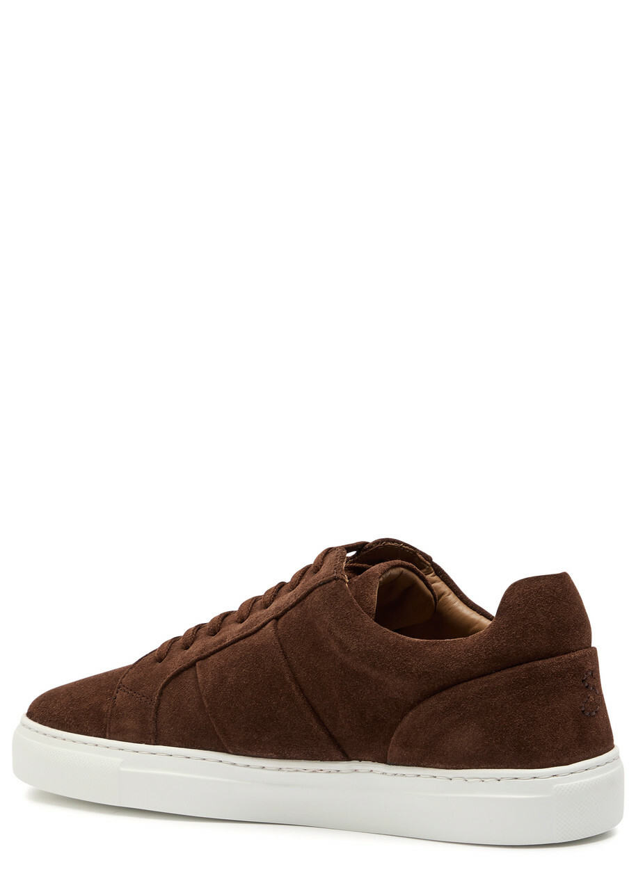 Oliver Sweeney Kendall Panelled Suede Sneakers Brown