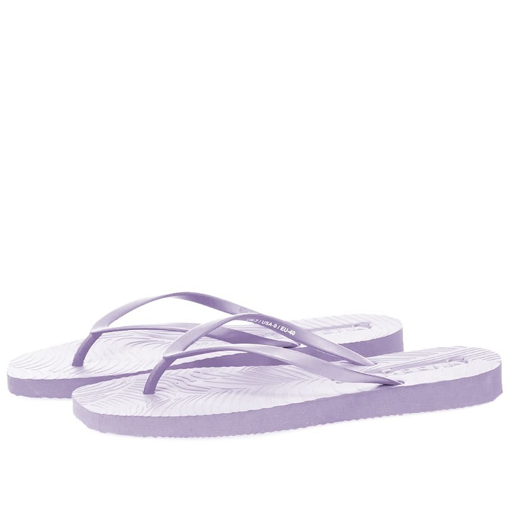 Photo: Sleepers Tapered Signature Flip Flop in Lavender