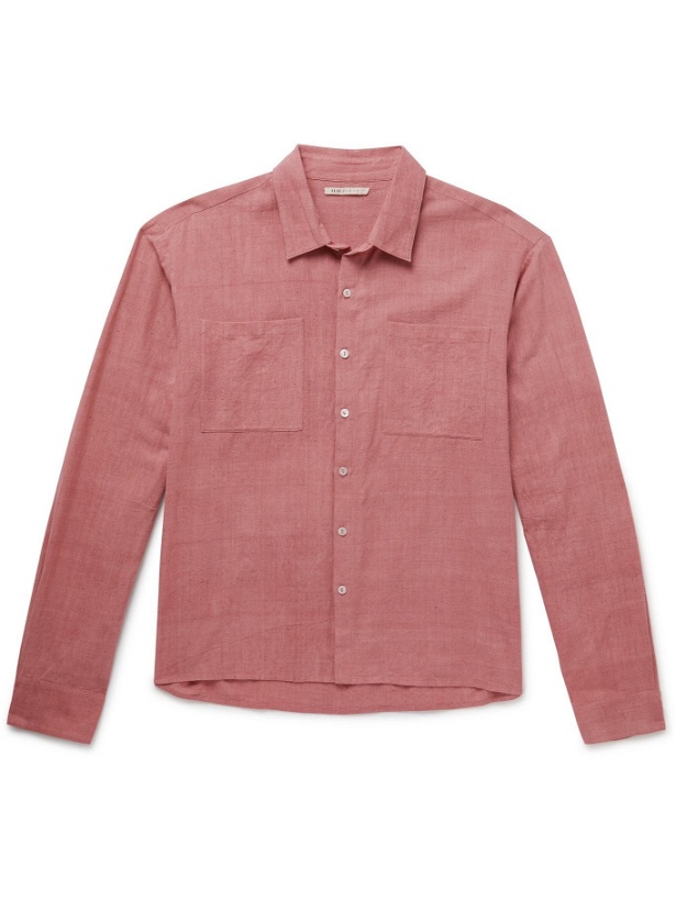 Photo: 11.11/ELEVEN ELEVEN - Breeze Cotton Shirt - Pink - S