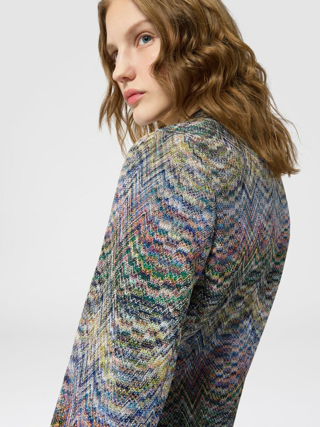 Missoni - Viscose lamé blazer, Women, Multicoloured