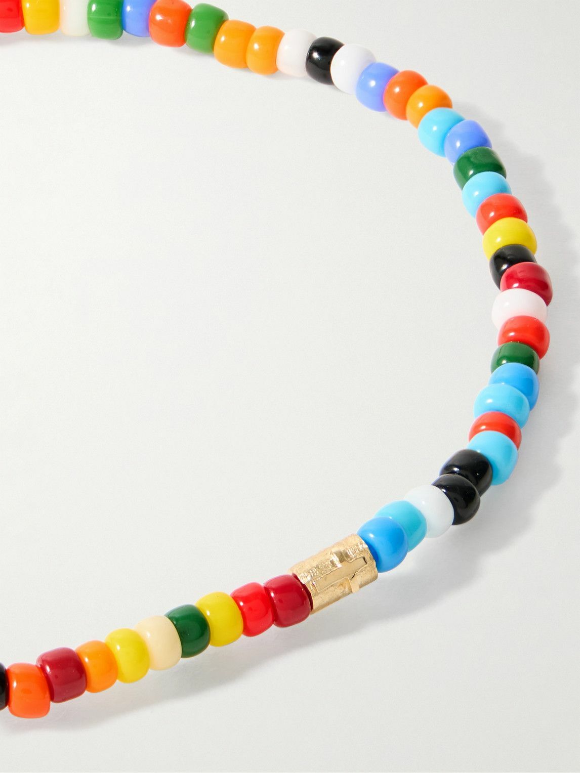 Luis Morais - Gold and Glass Beaded Bracelet