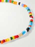 Luis Morais - Gold and Glass Beaded Bracelet