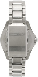 Hamilton Silver Pilot Day Date Automatic Watch