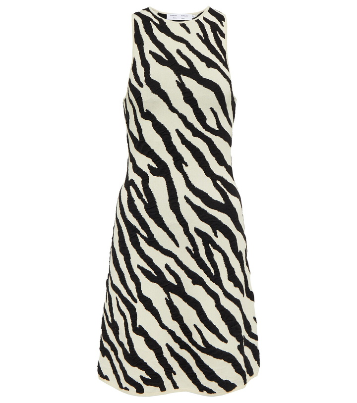 Photo: Proenza Schouler - White Label zebra-print minidress