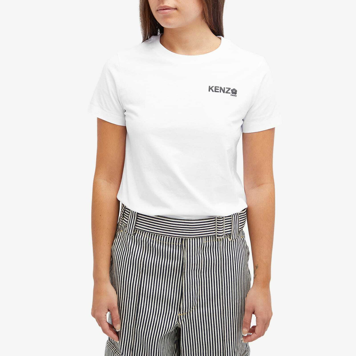 Tシャツ・カットソー KENZO Woman T-Shirt White FD52TS0024SO 02 Kenzoアウトレット：Tシャツ レディース - ホワイト | GIGLIO