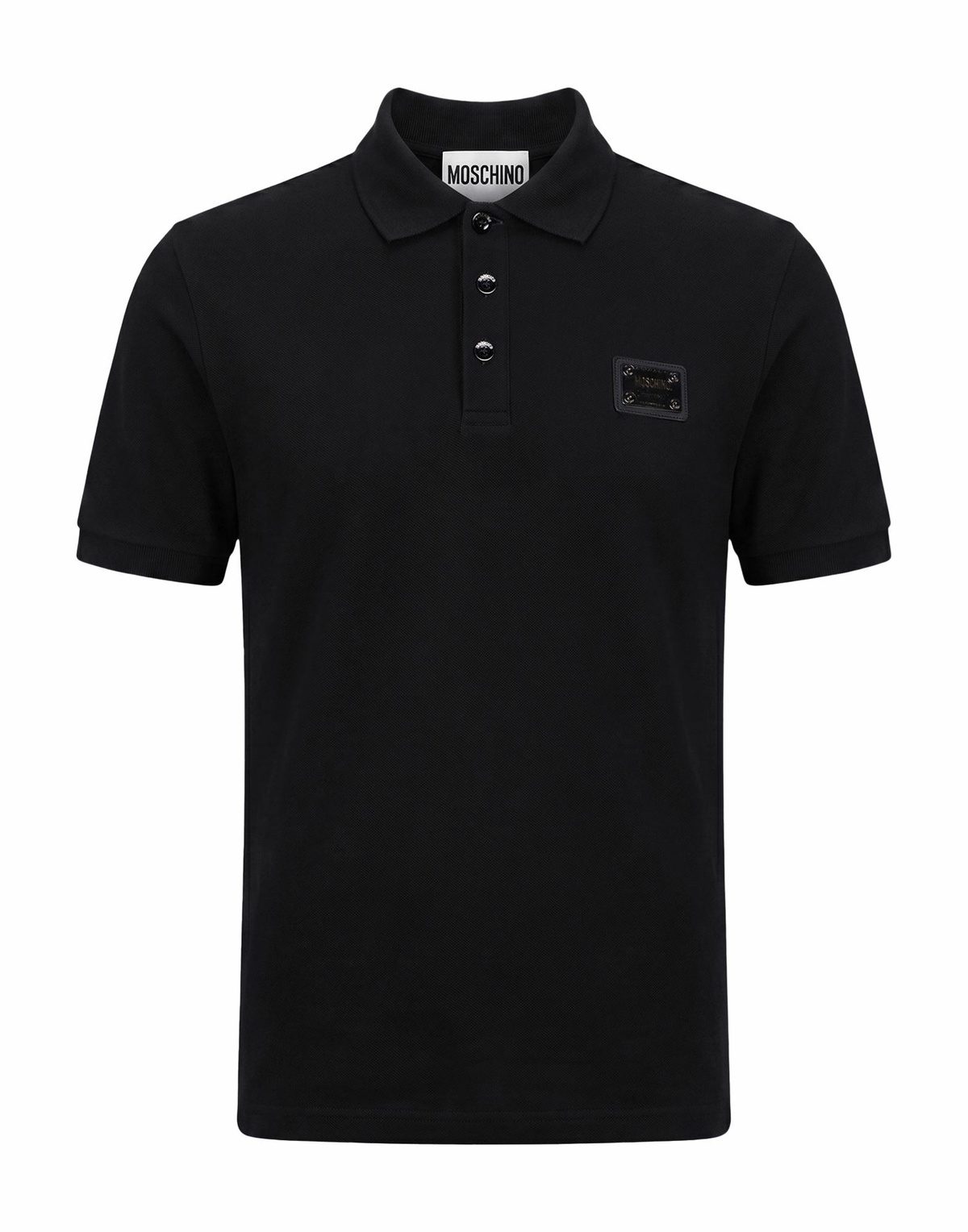 Moschino Mens Polo shirt in Black