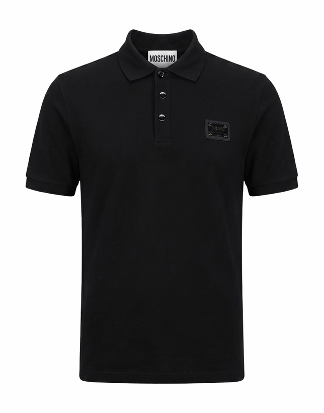 Photo: Moschino Mens Polo shirt in Black