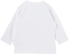 Moncler Enfant Baby White Patches Long Sleeve T-Shirt