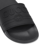 Gucci Logo-embossed slides