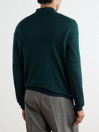 Altea - Wool, Silk and Cashmere-Blend Polo Sweater - Green