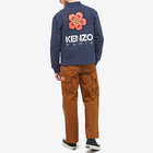 Kenzo Paris Men's Boke Flower Cardigan in Midnight Blue