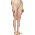 Le Petit Trou Beige Polka Dot Intimite Briefs