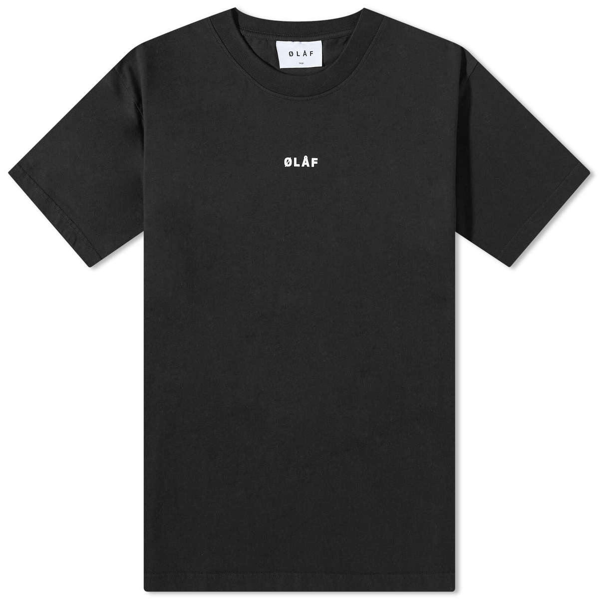 Olaf Hussein Men's Block T-Shirt in Black OLAF HUSSEIN