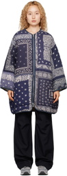 Visvim Blue Reversible Down Coat