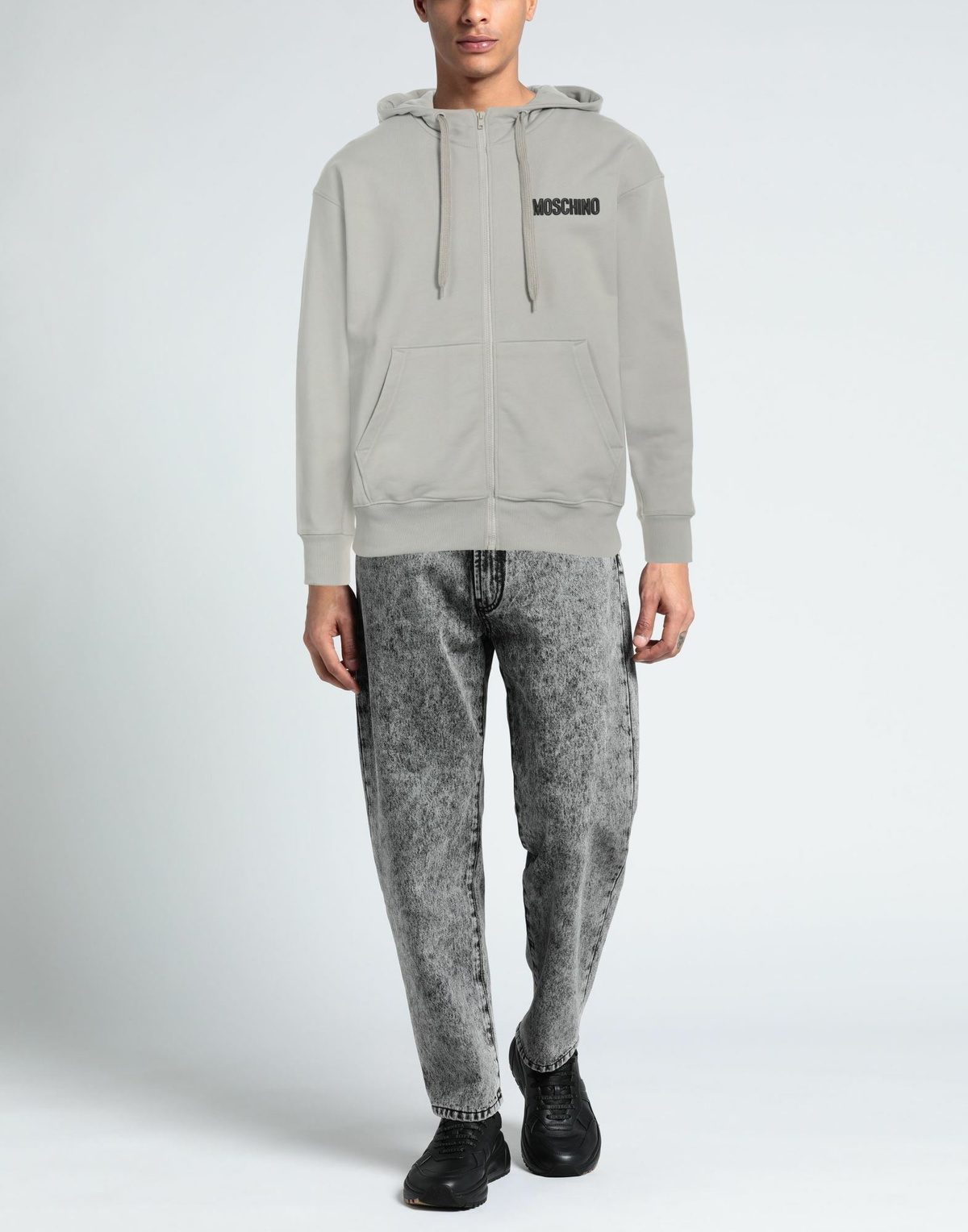Moschino Mens Sweatshirt Light in Grey
