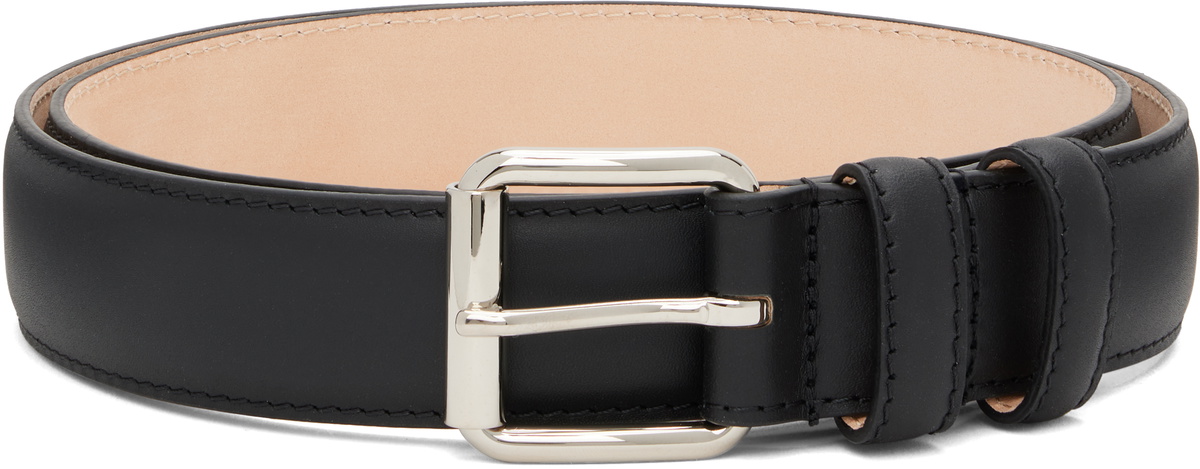 A.P.C. Black Paris Belt