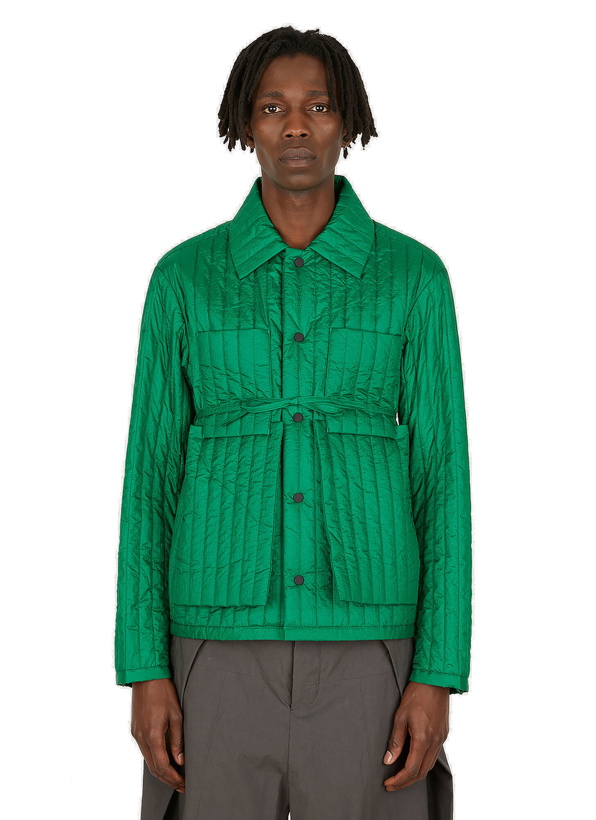 Photo: Quilted Worker Jacket in Green