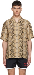 WACKO MARIA Beige Rayon Shirt