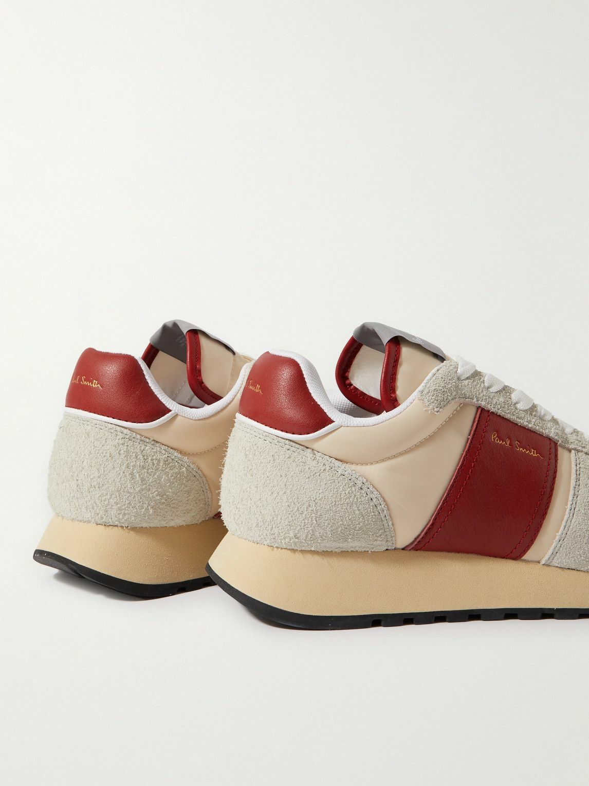 Paul Smith - Eighties Suede and Leather Sneakers - Neutrals Paul Smith