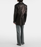 Nour Hammour Cass leather blazer