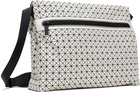 BAO BAO ISSEY MIYAKE White Froggy Metallic Bag