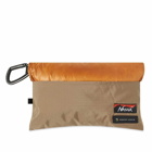 Master-Piece x NANGA Packers Down Neck Warmer in Camel