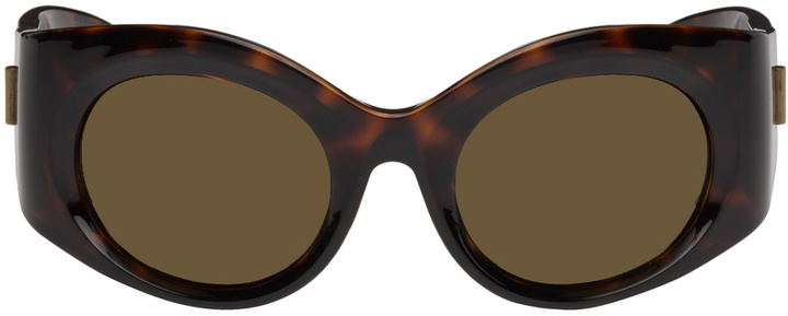 Photo: Balenciaga Tortoiseshell Oval Sunglasses