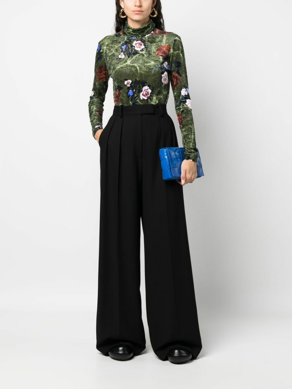 DRIES VAN NOTEN floral velvet sneakers 39
