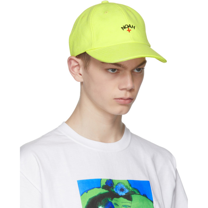 Noah NYC Yellow Canvas Six-Panel Cap Noah NYC