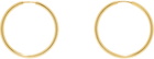 Maria Black Gold Senorita Hoop Earrings