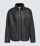 Loewe Leather and shearling jacket
