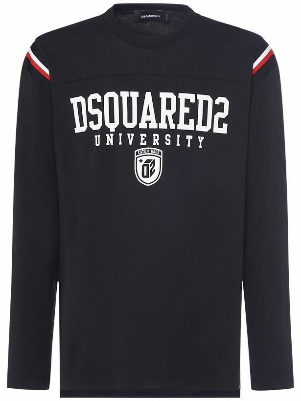 Photo: DSQUARED2 - Varsity Logo Long Sleeved T-shirt