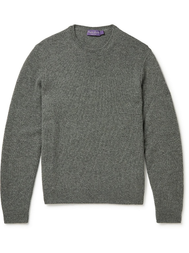 Photo: Ralph Lauren Purple label - Slim-Fit Cashmere Sweater - Gray