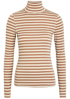 Free People Good Good Striped Turtle-neck Jersey top Multicoloured