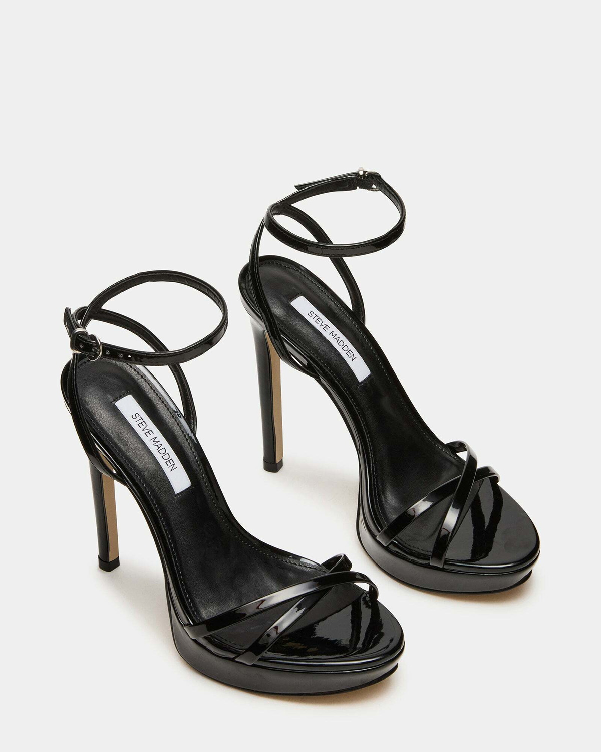 Steve Madden Juni Heels in Black Patent